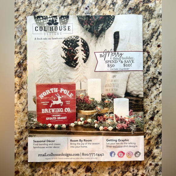 Country Sampler Farmhouse Magazine Winter 2024 - Picture 5 of 5